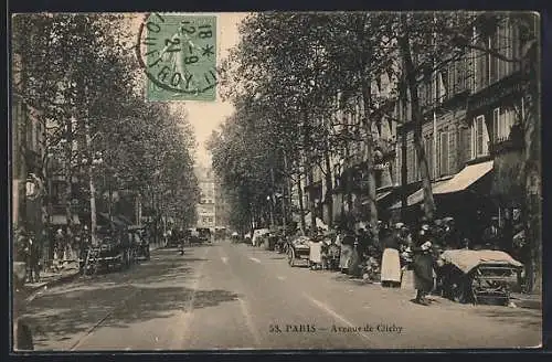 AK Paris, Avenue de Clichy