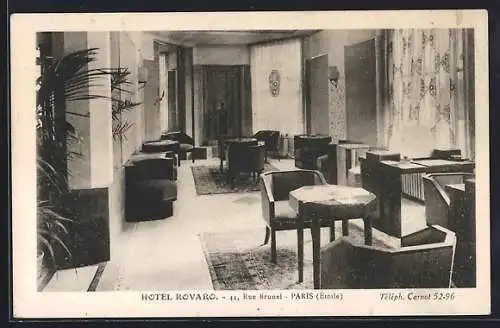 AK Paris, Hotel Rovaro, 44 Rue Brunel