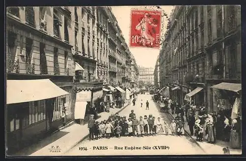 AK Paris, Rue Eugène-Süe