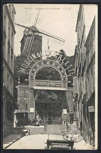 AK Paris, Le Moulin de la Galette