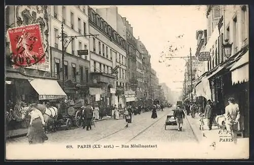 AK Paris, Rue Ménilmontant