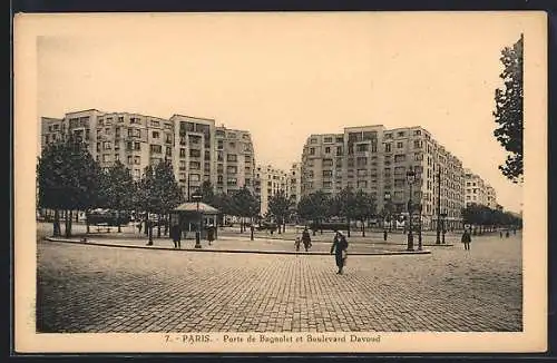 AK Paris, Porte de Bagnolet et Boulevard Davoud