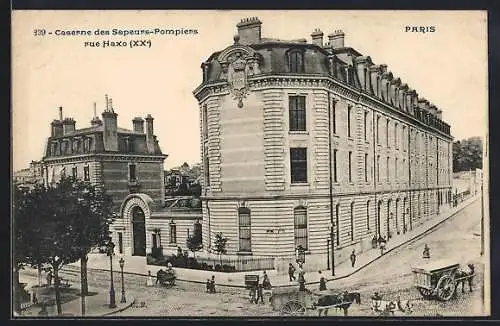 AK Paris, Caserne des Sapeurs-Pompiers, rue Haxo