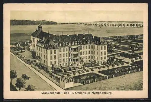 AK München-Nymphenburg, Krankenanstalt des III. Ordens in Nymphenburg