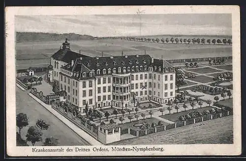 AK München-Nymphenburg, Krankenanstalt des Dritten Ordens