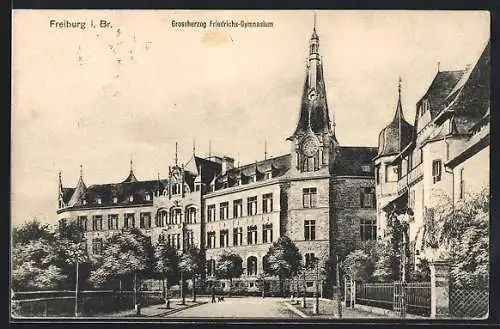 AK Freiburg i. Br., Grossherzog Friedrichs-Gymnasium