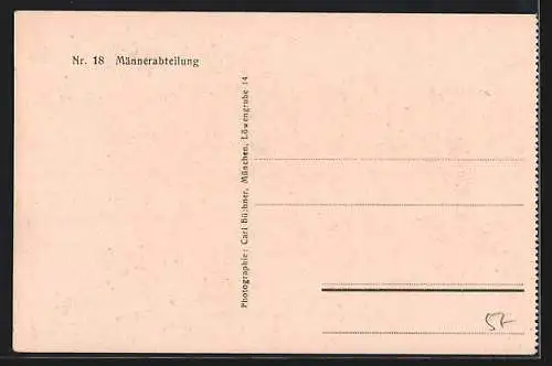 AK München-Au, Krankenhaus, Männerabteilung