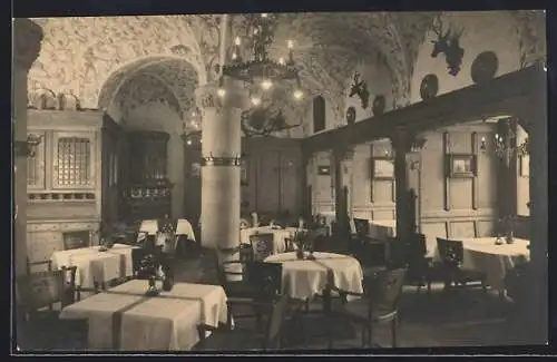 AK München, Kaiserstube, Hotel Deutscher Kaiser, Innenansicht