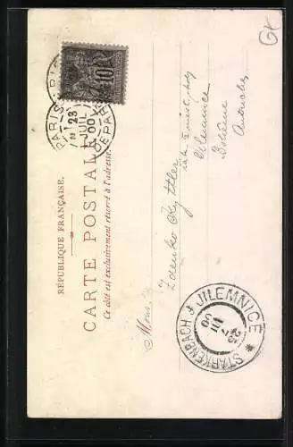 Künstler-AK Paris, Porte Saint-Denis