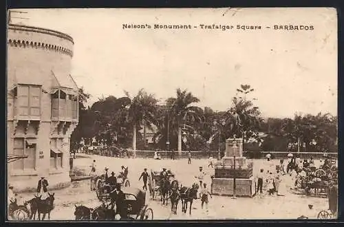 AK Barbados, Nelson`s Monument, Trafalgar Square