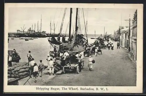 AK Barbados, The Wharf, Shipping Sugar