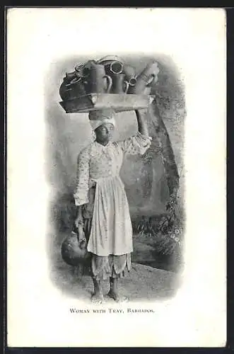 AK Barbados, Woman with Tray