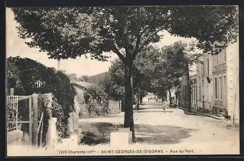 AK Saint-Georges-de-Didonne, Rue du Port