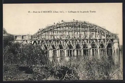 AK L`Houmée, Pont, Coffrages de la grande travée