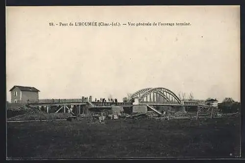 AK L`Houmée, Vue générale du pont terminé