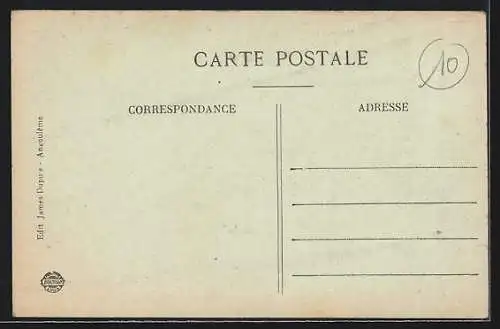 AK Montlieu, Rue de la Poste