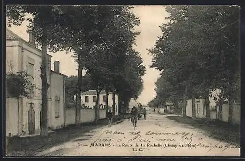 AK Marans, La Route de La Rochelle, Champ de Foire