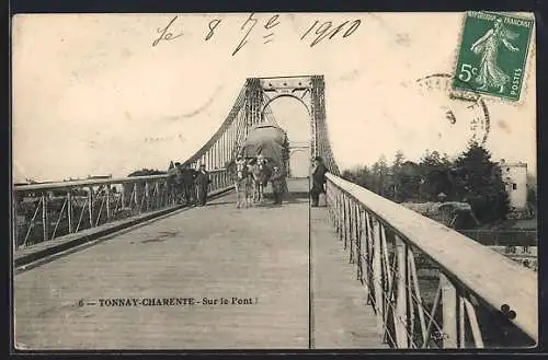 AK Tonnay-Charente, Sur le Pont