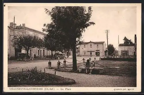 AK Villeneuve-la-Comtesse, La Place