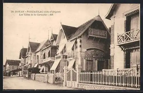 AK Pontaillac /Royan, Les Villas de la Corniche