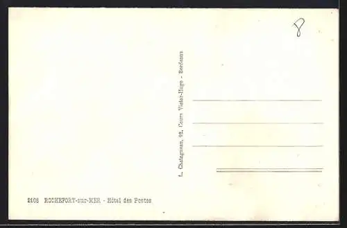 AK Rochefort-sur-Mer, Hotel des Postes