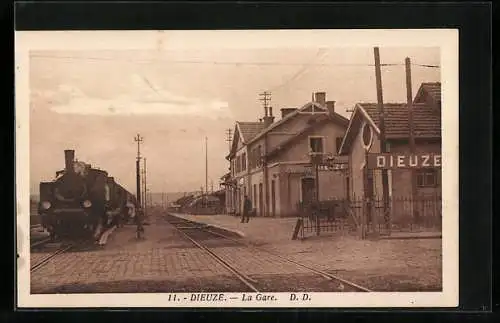 AK Dieuze, La Gare