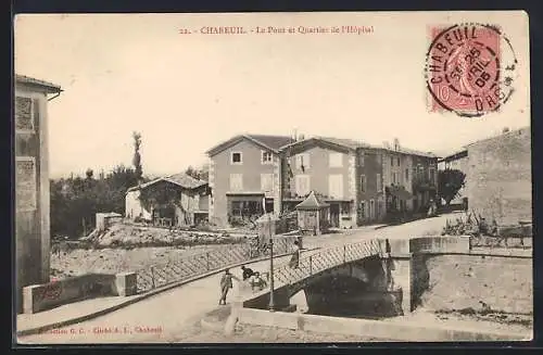 AK Chabeuil, Le Pont et Quartier de l`Hôpital