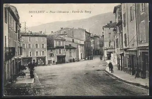 AK Dieulefit, Place Châteauras, Entrée du Bourg