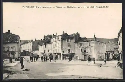 AK Dieulefit, Place de Châteauneas et Rue des Raymonds