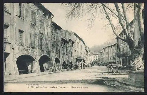 AK Buis-les-Baronnies, Place du Marché