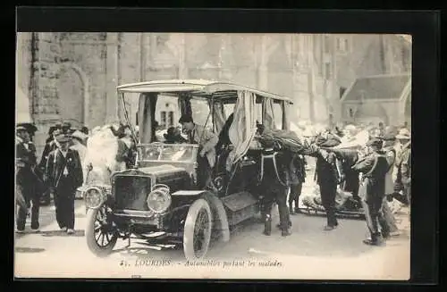 AK Lourdes, Automobiles portant les malades