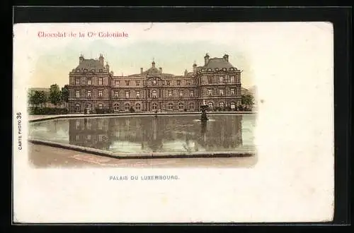 AK Paris, Palais du Luxembourg, Chocolat de la Cie Coloniale