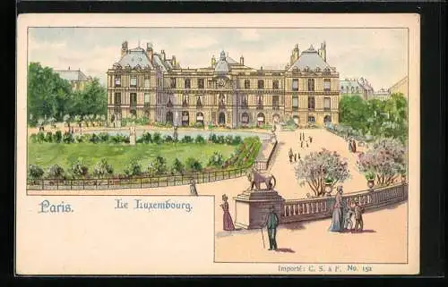 Lithographie Paris, Le Luxembourg