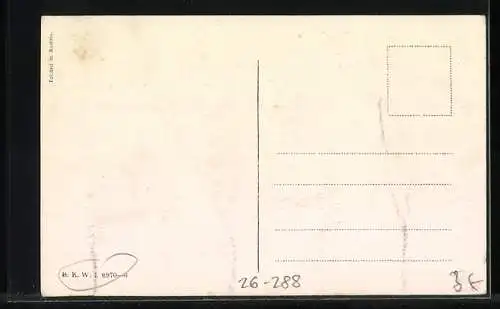 Künstler-AK Brüder Kohn (B.K.W.I) Nr. 2970-6: Herr und drei Frauen mit Tannenbäumen
