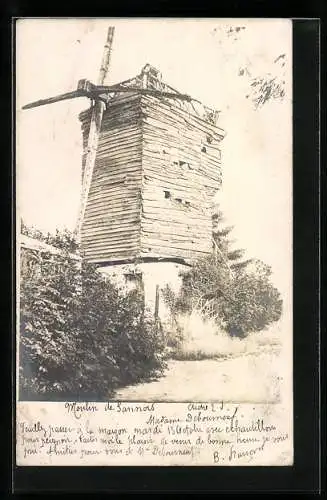 AK Sannois, Moulin, alte Windmühle