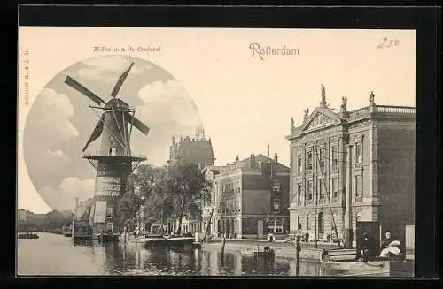 AK Rotterdam, Molen aan de Coolvest, Windmühle