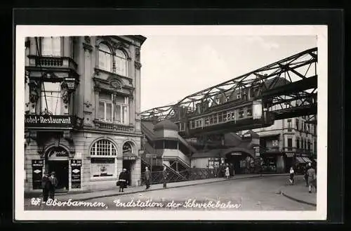 AK Wuppertal-Oberbarmen, Endstation der Schwebebahn