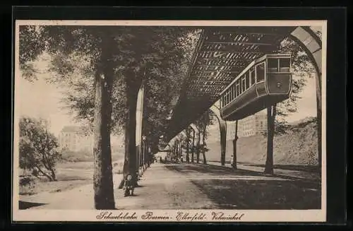 AK Schwebebahn Barmen-Elberfeld-Vohwinkel, Bahn 7, Landstrecke