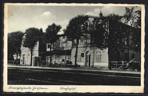 AK Bargteheide /Holstein, Blick auf den Bahnhof