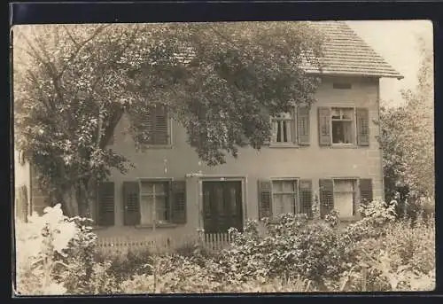 AK Meersburg, Hotel-Pension Frieden mit Garten