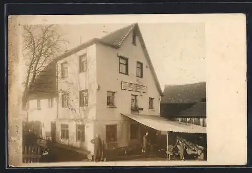 Foto-AK Erbach /Donau, Schlosserei Otto Roscher