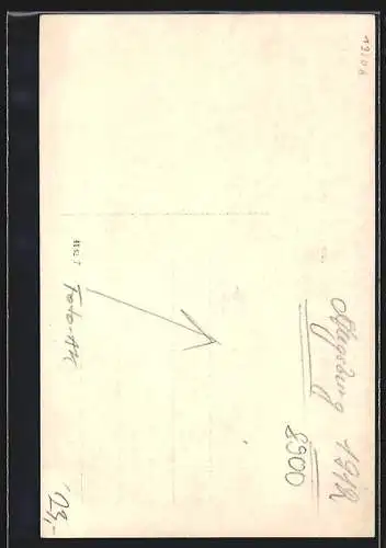 Foto-AK Augsburg, Juwelier Georg Rötzer mit Angestellten