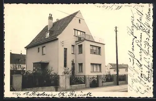 Foto-AK Köln-Brück, Wohnhaus 1937