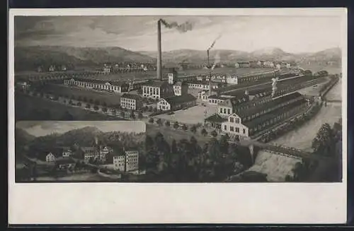 AK Tiengen / Waldshut, Fabrikanlage