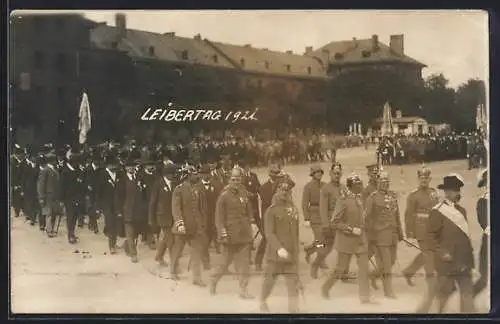 AK München, Leibertag 1921, Infanterie-Leibregiment an der Türkenkaserne