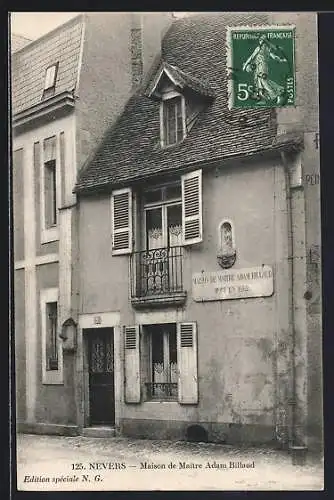 AK Nevers, Maison de Maitre Adam Billaud