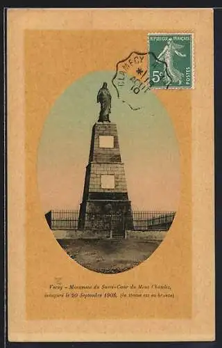 AK Varsy, Monument du Sacré-Coeur du Mont Chatelet