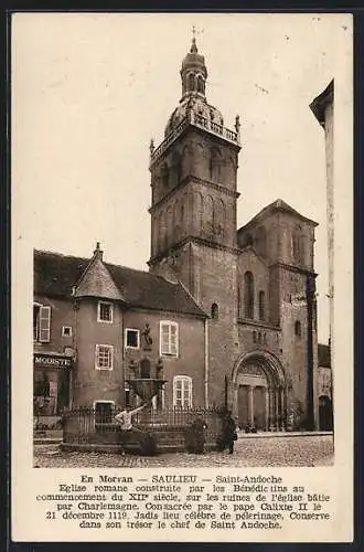 AK Saulieu /Morvan, Saint-Andoche, Eglise romane