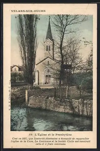 AK Velars-sur-Ouche, L`Église et le Presbytère