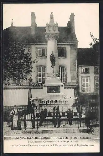 AK Saint-Jean-de-Losne, Place de la Délibération